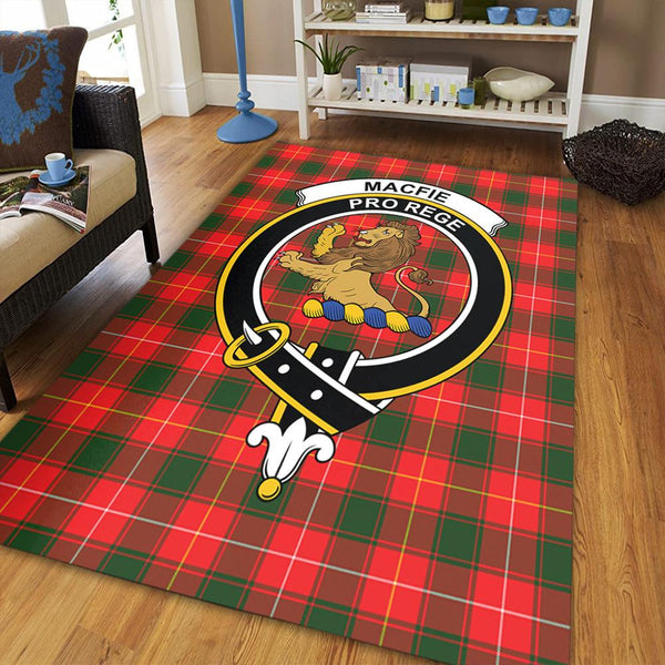 MacFie Tartan Crest Area Rug