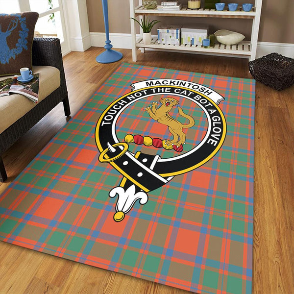 MacKintosh Ancient Tartan Crest Area Rug