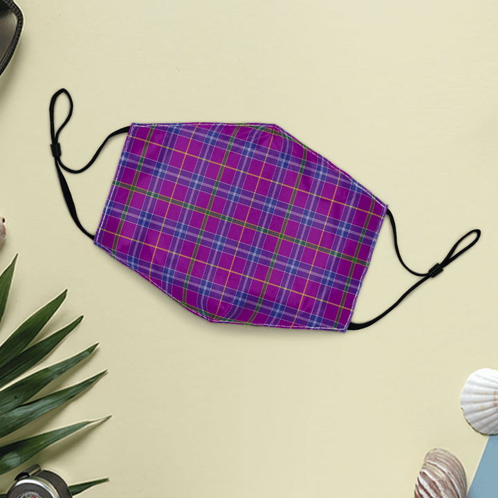 Celticprime Accessories - Jackson Tartan Fabric Mask (With Filters)