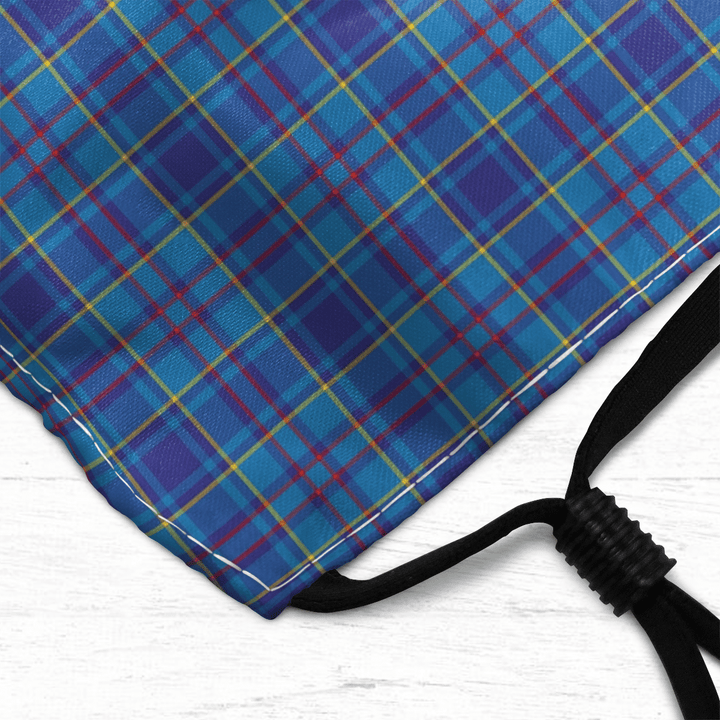 Celticprime Accessories - Mercer Modern Tartan Fabric Mask (With Filters)
