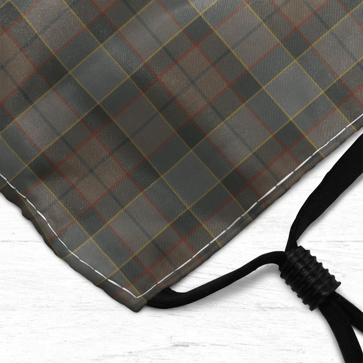 Celticprime Accessories - Outlander Fraser Tartan Fabric Mask (With Filters)