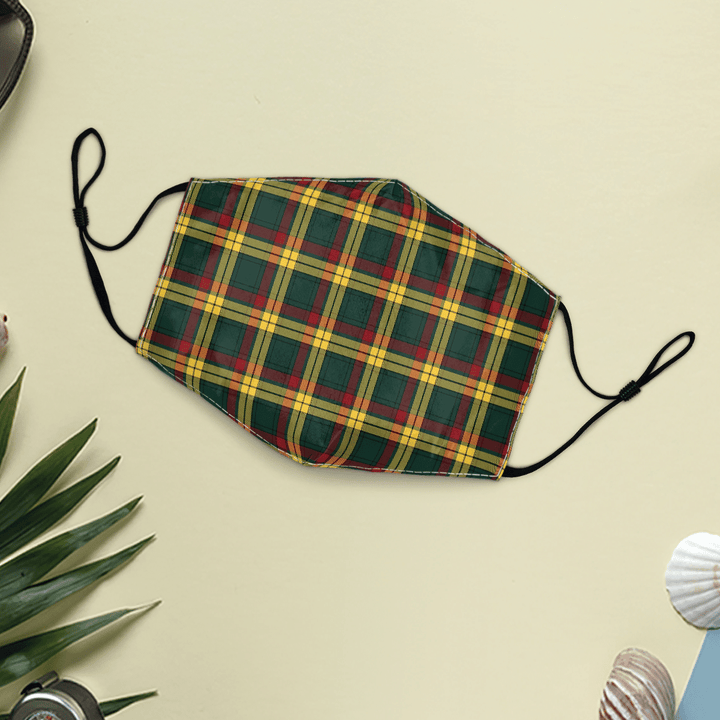Celticprime Accessories - MacMillan Old Modern Tartan Fabric Mask (With Filters)