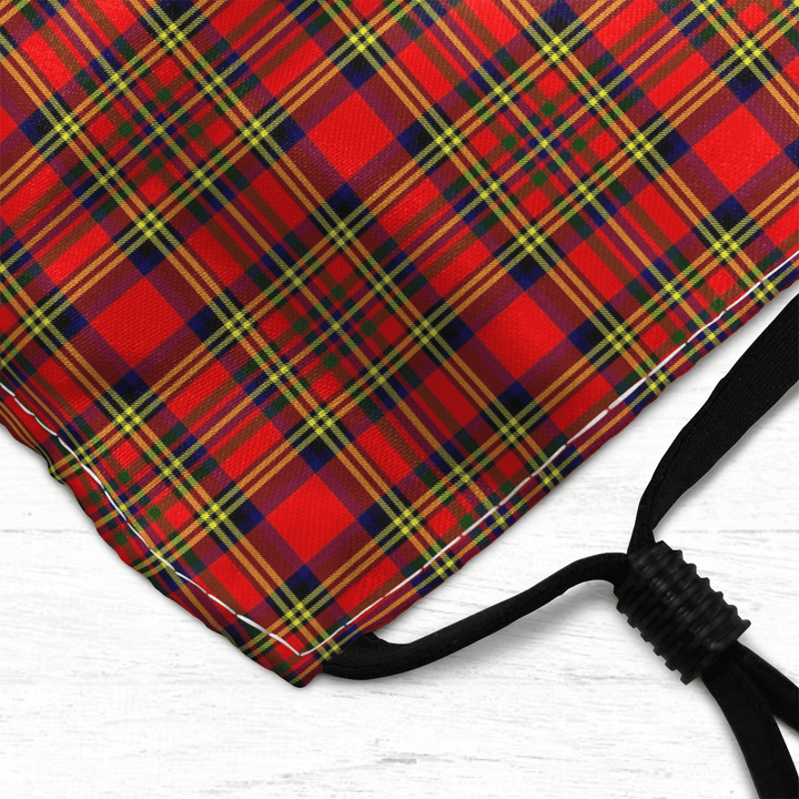 Celticprime Accessories - Hepburn Tartan Fabric Mask (With Filters)