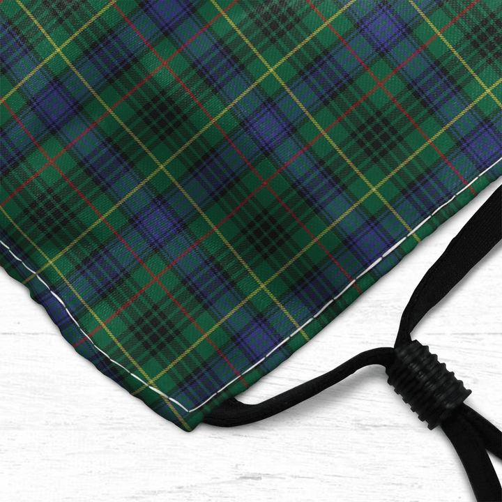 Celticprime Accessories - Stewart Hunting Modern Tartan Fabric Mask (With Filters)
