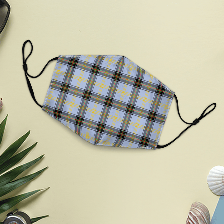 Celticprime Accessories - Bell of the Borders Tartan Fabric Mask (With Filters)