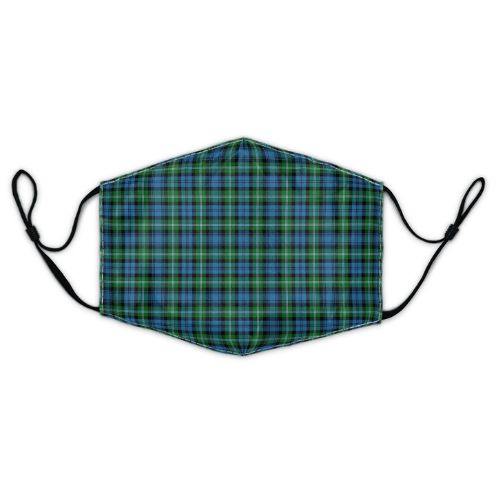 Celticprime Accessories - Lyon Clan Tartan Fabric Mask (With Filters)