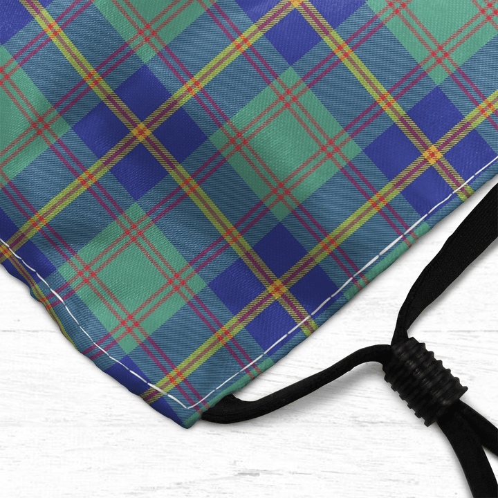 Celticprime Accessories - US Marine Tartan Fabric Mask (With Filters)