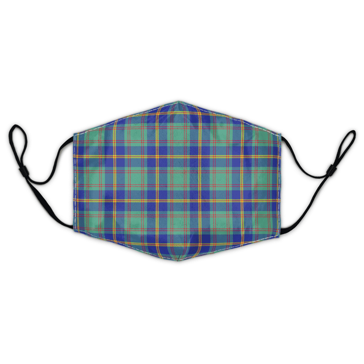 Celticprime Accessories - US Marine Tartan Fabric Mask (With Filters)