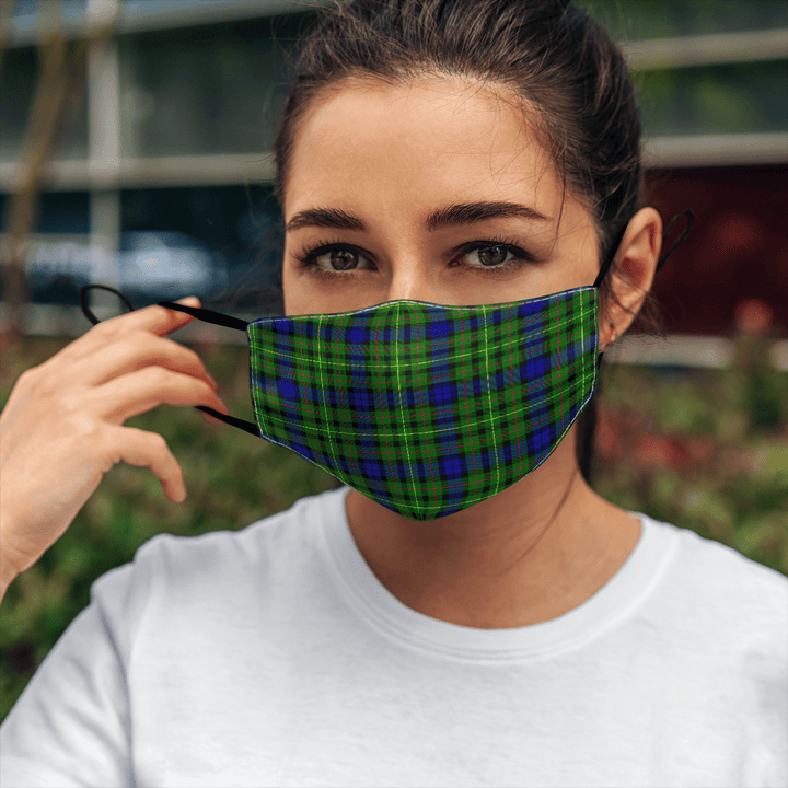Celticprime Accessories - Rollo Modern Tartan Fabric Mask (With Filters)
