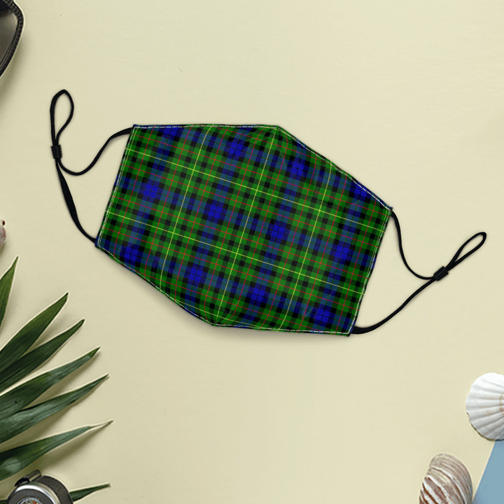 Celticprime Accessories - Rollo Modern Tartan Fabric Mask (With Filters)