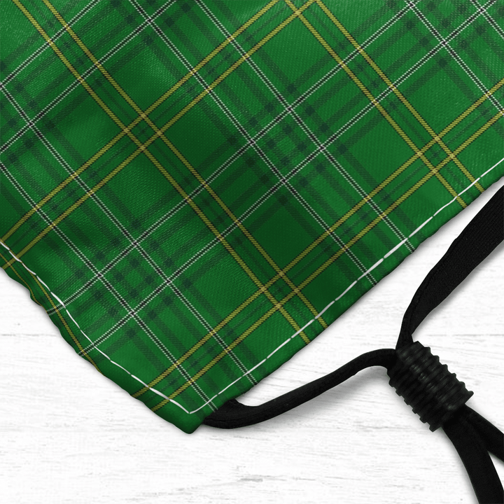 Celticprime Accessories - Wexford County Tartan Fabric Mask (With Filters)