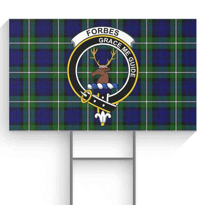 Forbes Tartan Classic Crest Yard Sign