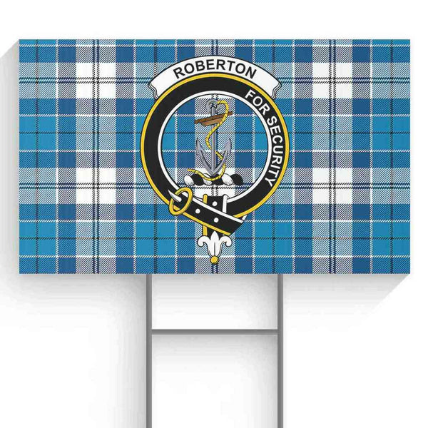 Roberton Tartan Classic Crest Yard Sign