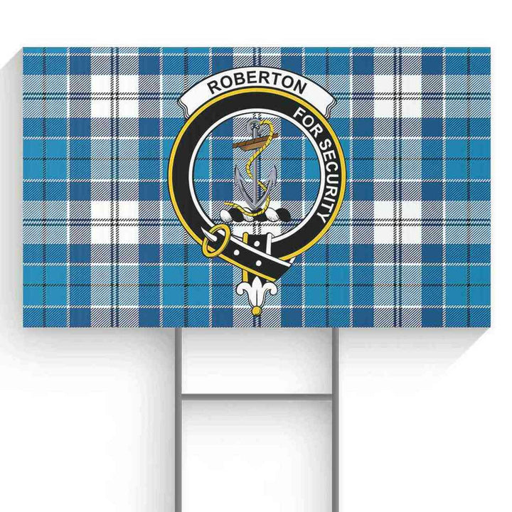 Roberton Tartan Classic Crest Yard Sign