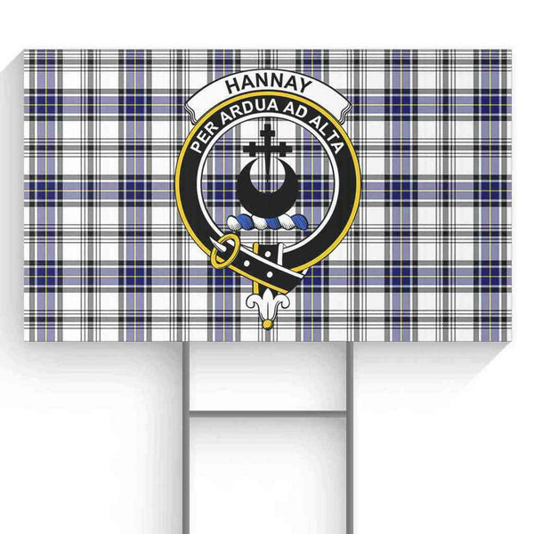 Hannay Tartan Classic Crest Yard Sign