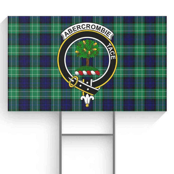 Abercrombie Tartan Classic Crest Yard Sign