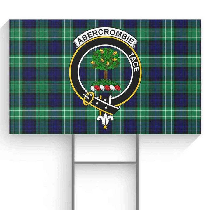 Abercrombie Tartan Classic Crest Yard Sign