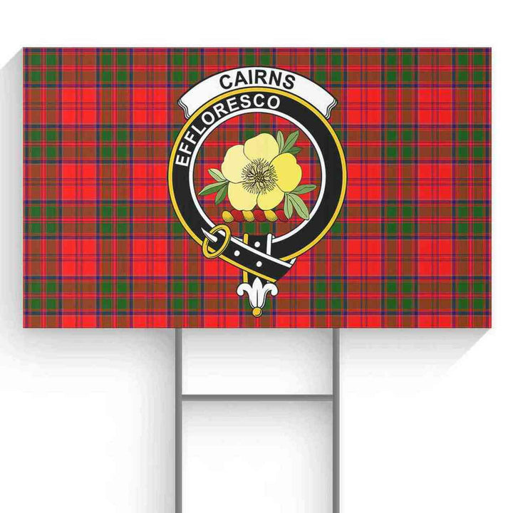 Cairns Tartan Classic Crest Yard Sign