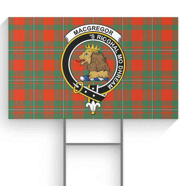 MacGregor Tartan Classic Crest Yard Sign
