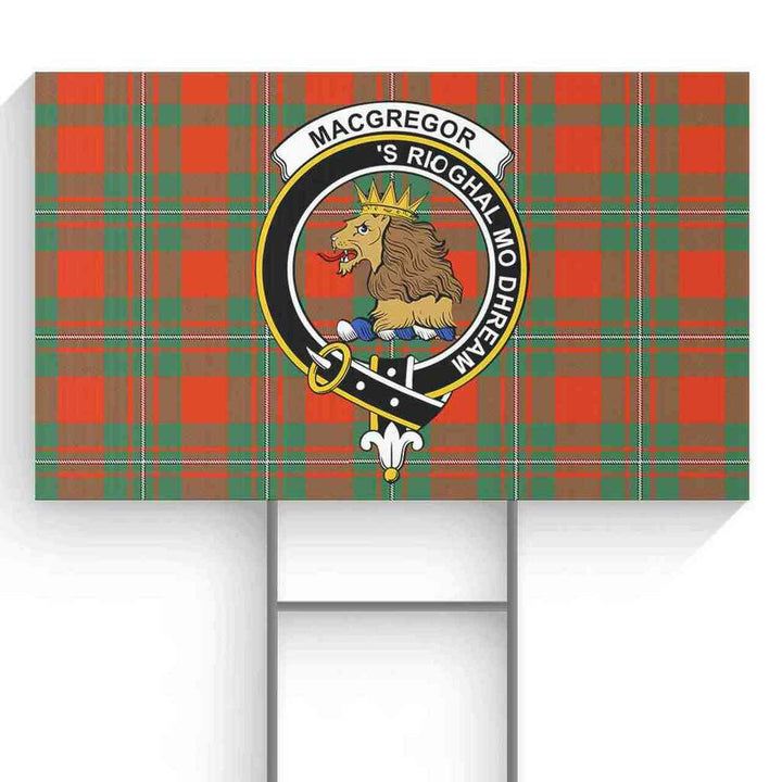 MacGregor Tartan Classic Crest Yard Sign