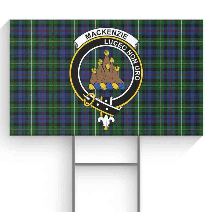 MacKenzie Tartan Classic Crest Yard Sign