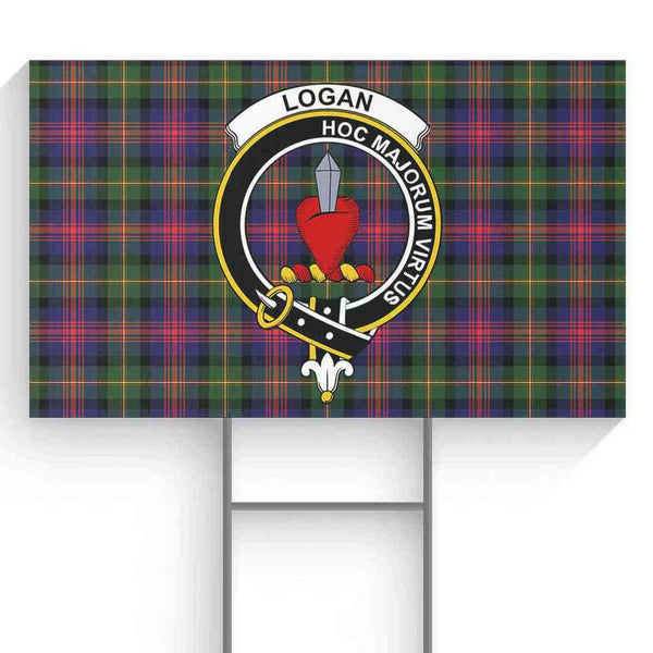 Logan Tartan Classic Crest Yard Sign