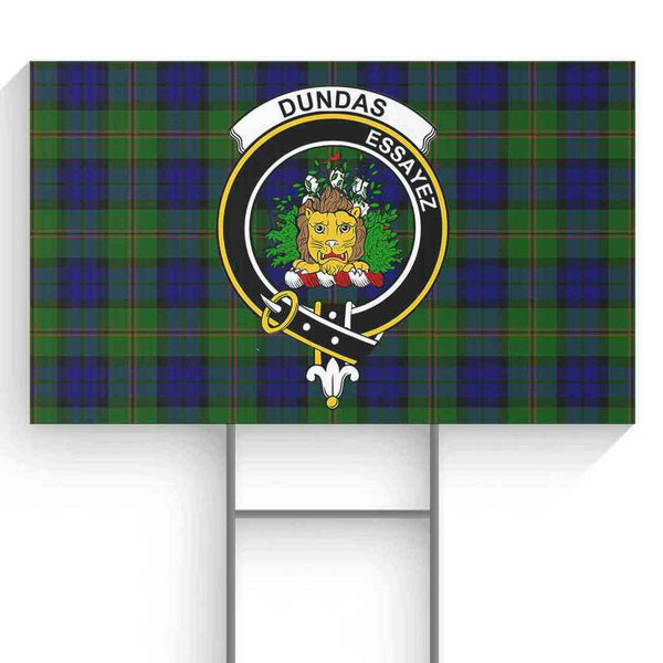 Dundas Tartan Classic Crest Yard Sign