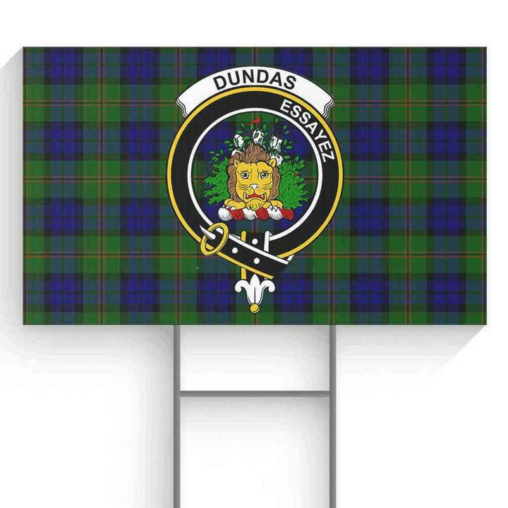 Dundas Tartan Classic Crest Yard Sign