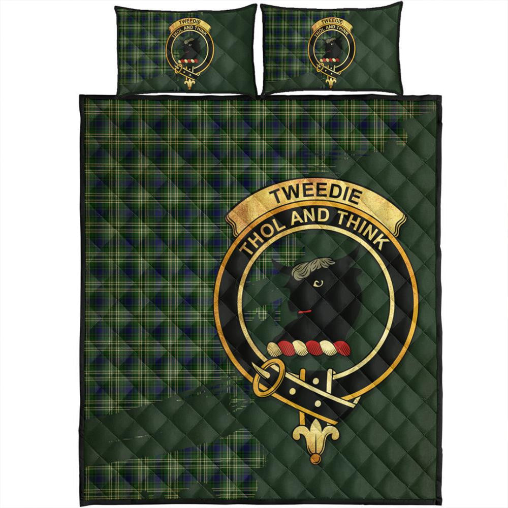 NovaScotia District 02 Tartan Crest Bedding Set - Golden Thistle Style