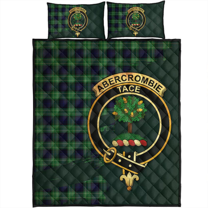 Abercrombie Tartan Crest Quilt Bed Set Oldest Style