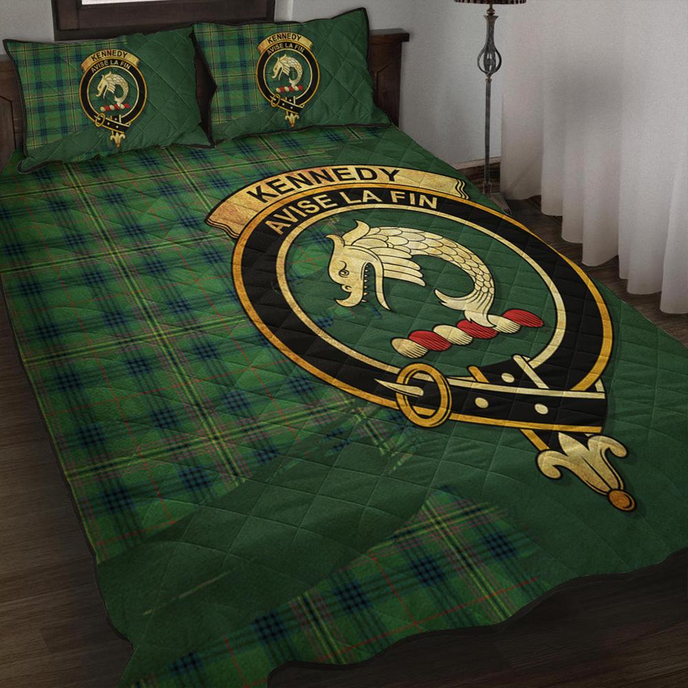 Rollo Ancient Tartan Crest Premium Blanket - Celtic Stag style
