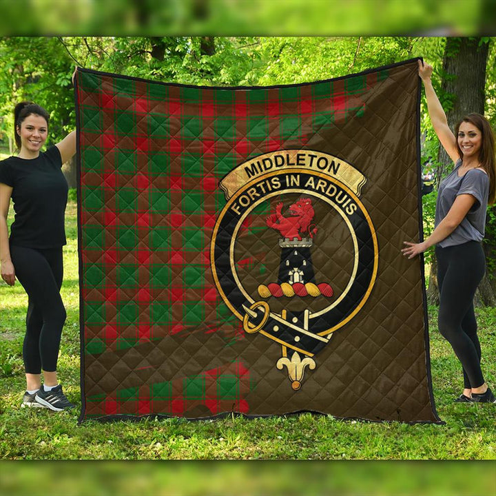 Middleton Modern Tartan Crest Premium Quilt Oldest Style