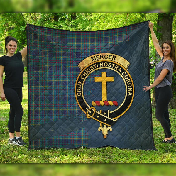 Mercer Modern Tartan Crest Premium Quilt Oldest Style