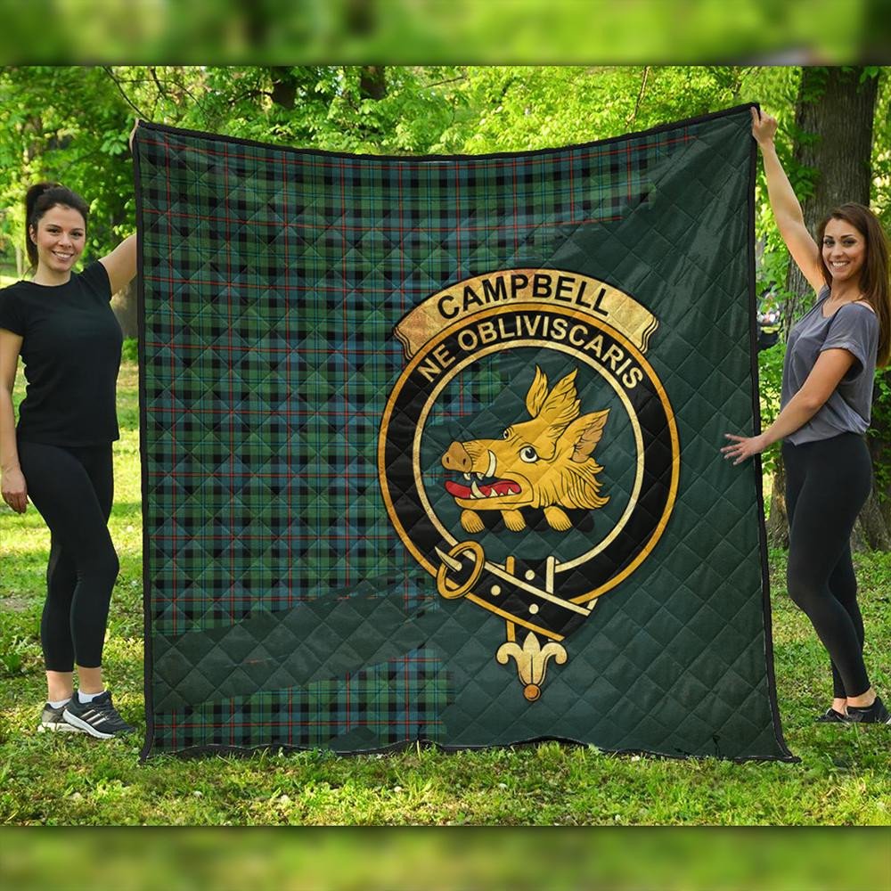Campbell of Cawdor Ancient Tartan Blanket Wave Style