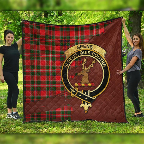 Spens Modern Tartan Crest Premium Quilt Oldest Style