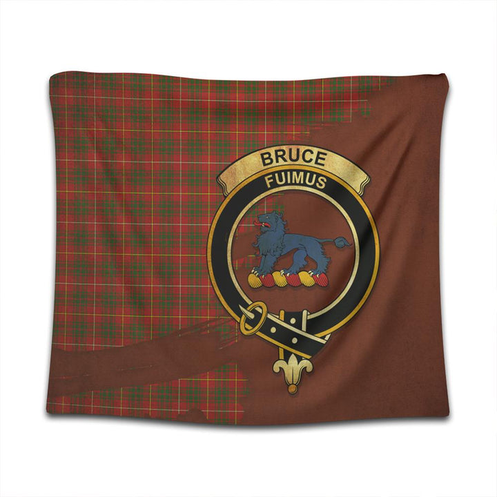 Bruce Modern Tartan Crest Tapestry Oldest Style