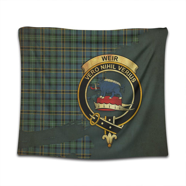 Weir Ancient Tartan Crest Tapestry Oldest Style