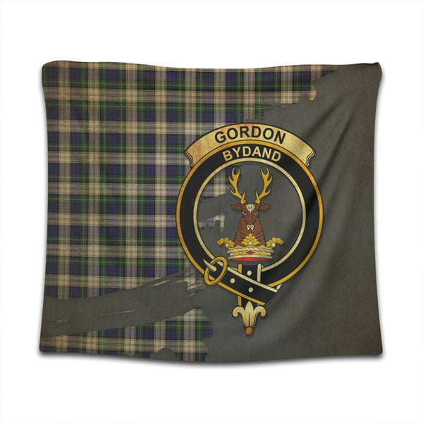 Gordon Dress Modern Tartan Crest Tapestry Oldest Style