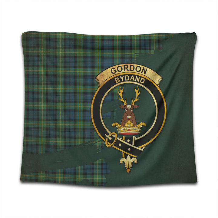 Gordon Ancient Tartan Crest Tapestry Oldest Style