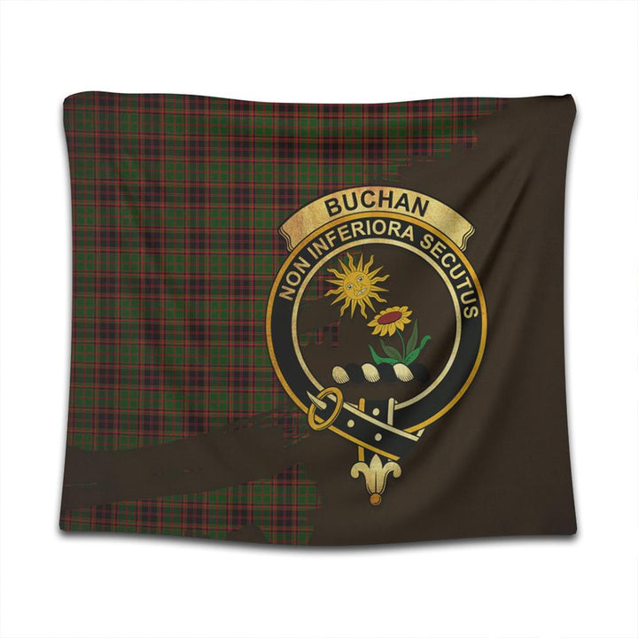 Buchan Modern Tartan Crest Tapestry Oldest Style