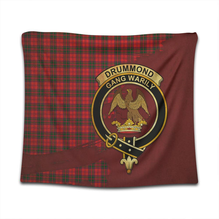 Drummond Modern Tartan Crest Tapestry Oldest Style