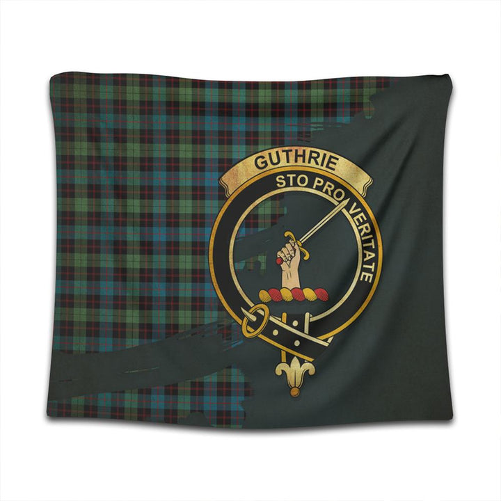 Guthrie Ancient Tartan Crest Tapestry Oldest Style