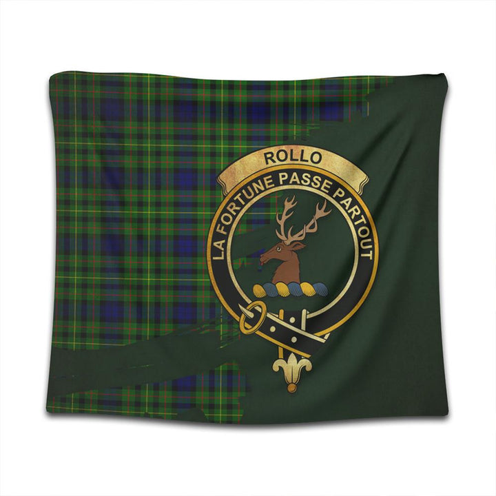 Rollo Modern Tartan Crest Tapestry Oldest Style