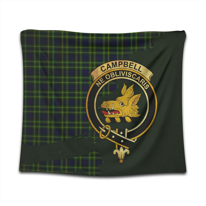 Campbell of Breadalbane Modern Tartan Crest Tapestry Oldest Style