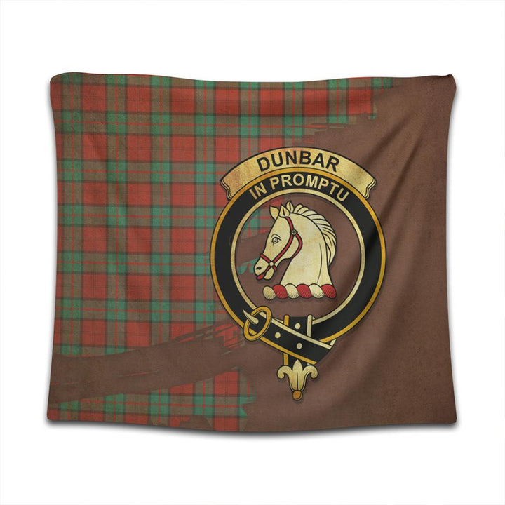 Dunbar Ancient Tartan Crest Tapestry Oldest Style