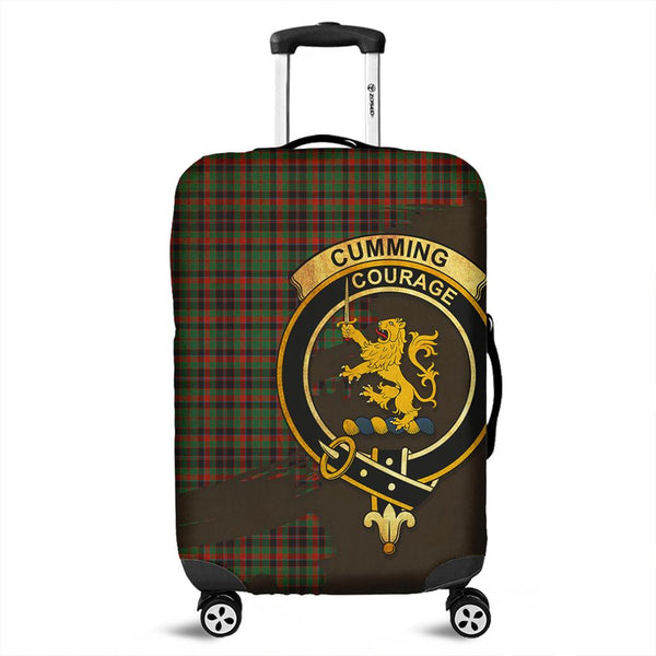 Cumming Hunting Ancient Tartan Crest Luggage Cover Oldest Style