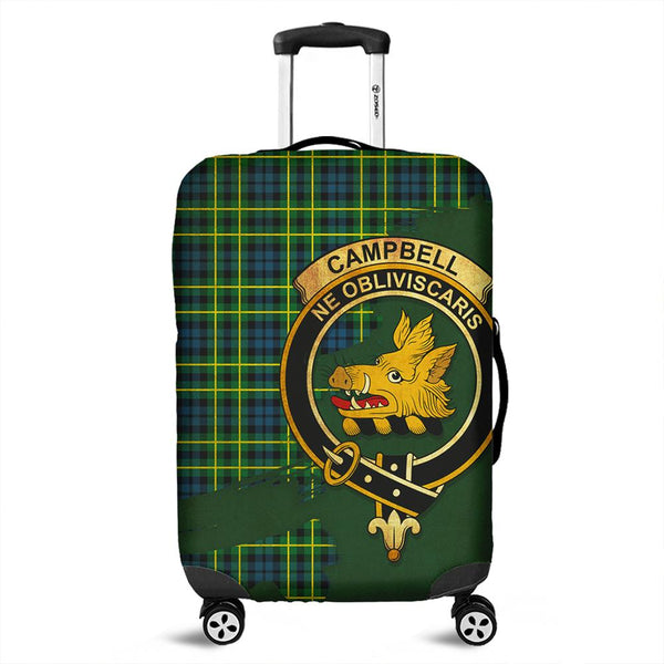 Campbell of Breadalbane Ancient Tartan Crest Luggage Cover Oldest Style