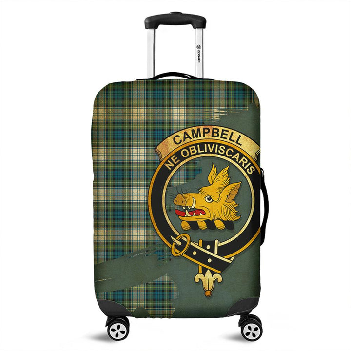 Campbell Dress Ancient Tartan Crest Luggage Cover Oldest Style