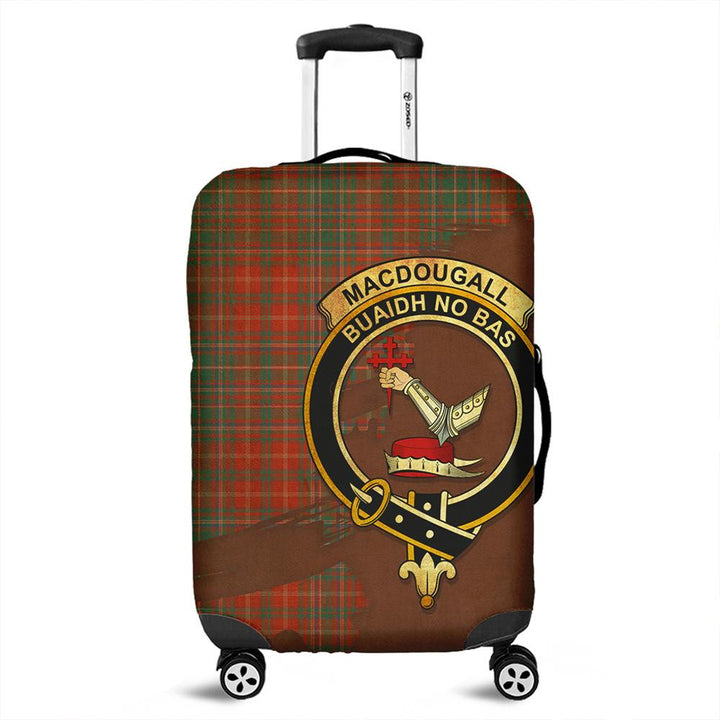 MacDougall Ancient Tartan Crest Luggage Cover Oldest Style