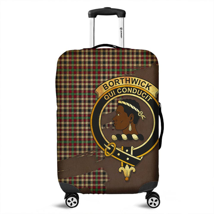 Borthwick Dress Ancient Tartan Crest Luggage Cover Oldest Style